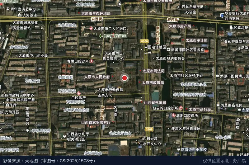 山西河津经济技术开发区卫星位置示意图