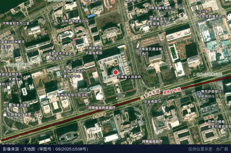 河南通许高新技术产业开发区卫星位置示意图