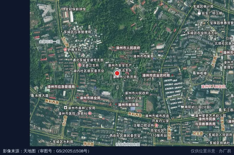 东山湾古雷经济技术开发区卫星位置示意图