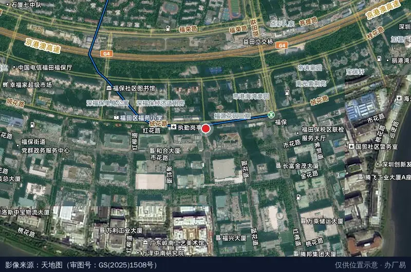 吉虹创意设计产业园卫星位置示意图
