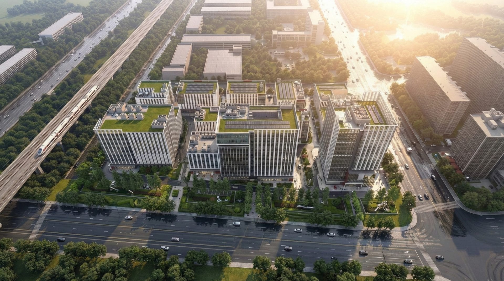 DE总部港 高层研发楼 2118㎡ 整层总部办公实景图