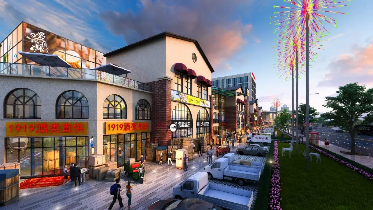 花桥经济开发区园区实景：苏州花桥经济开发区园区50㎡出售临街商铺40年产权（第4张）