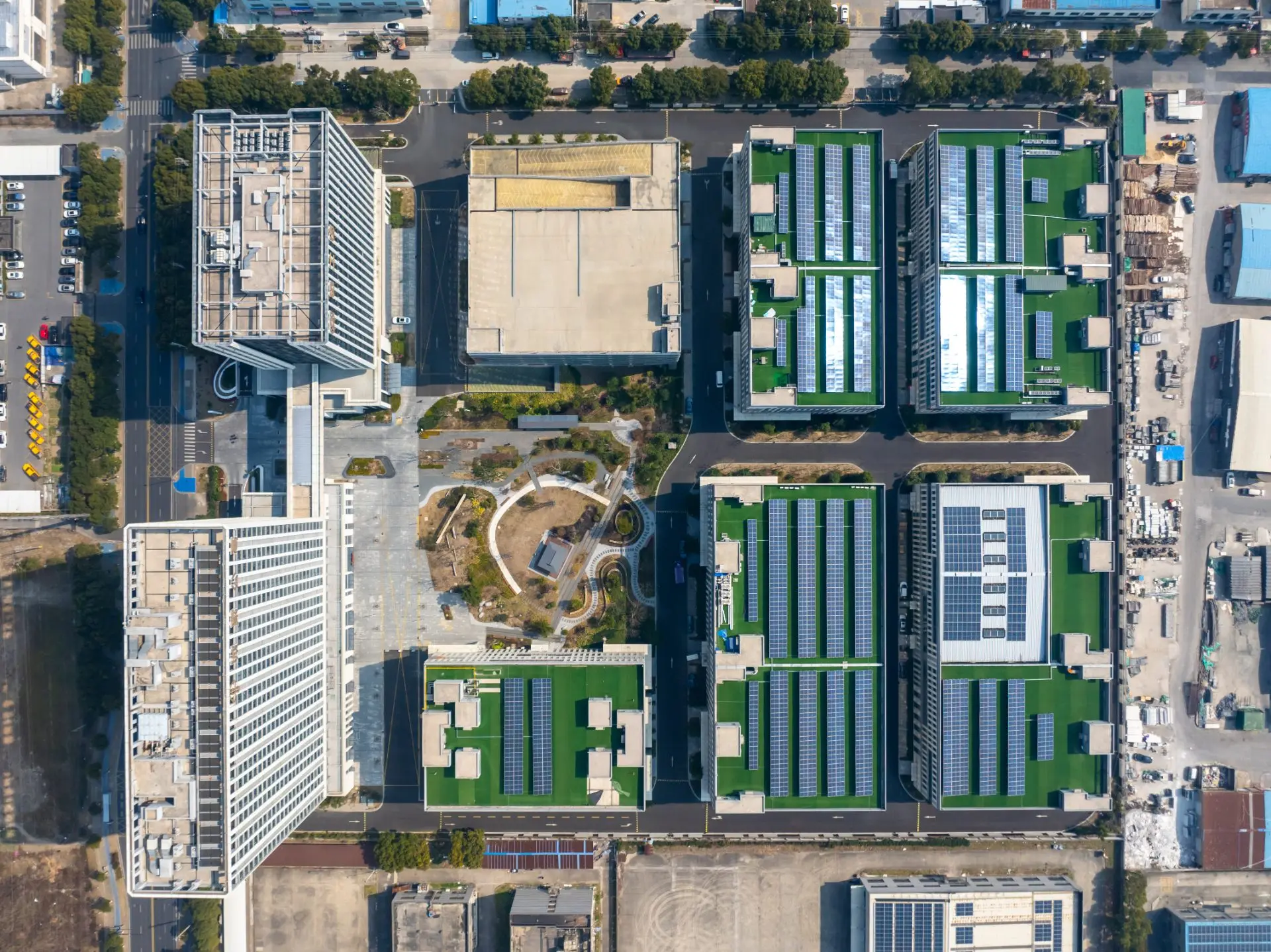 周市镇写字楼实景：昆山周市镇写字楼800㎡出租政策扶持景观园区框架结构（第3张）