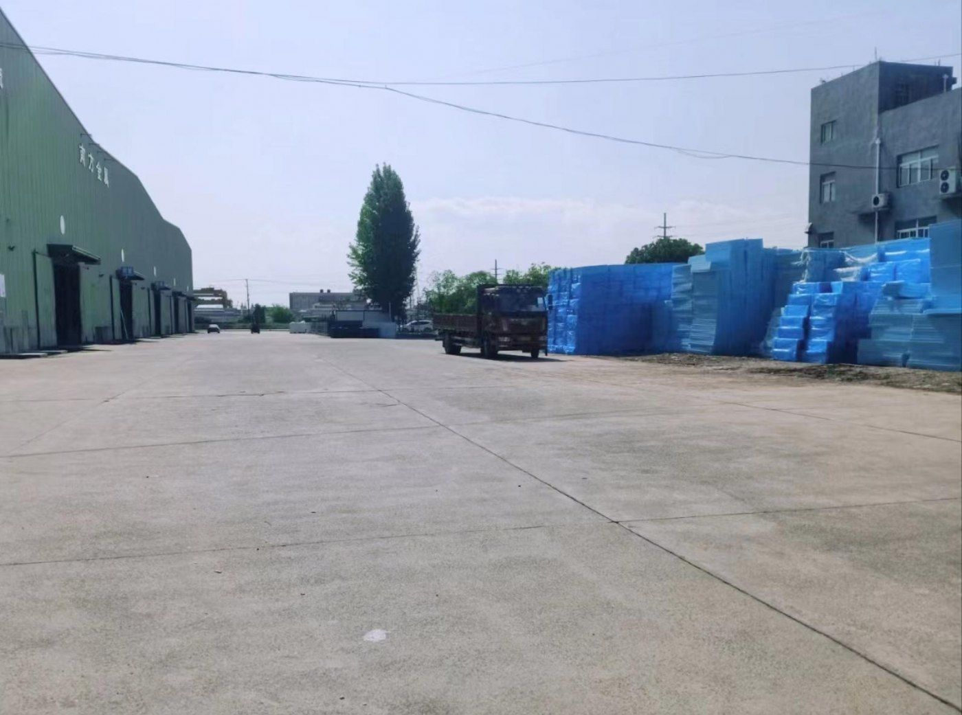 太仓25000㎡单层钢混厂房出租，15米层高，有行车和消防