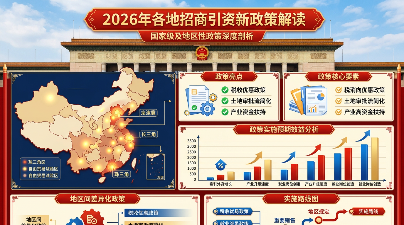 2026年各地招商引资新政策解读：制造业企业迎来哪些红利？