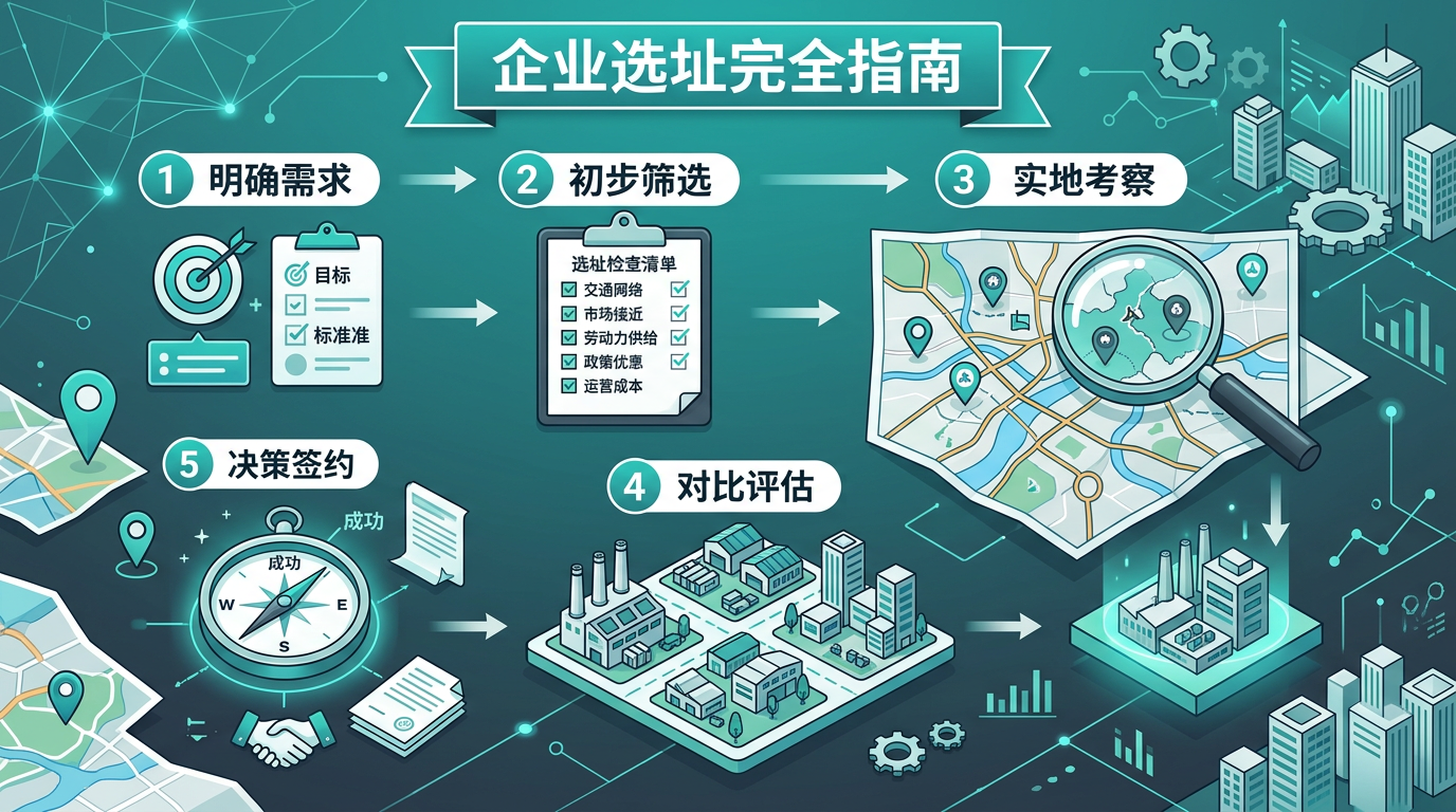 企业选址完全指南：从需求分析到合同签约的全流程攻略