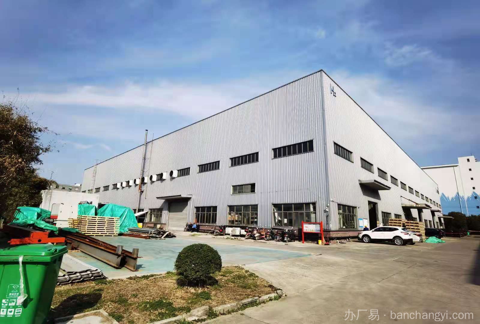 昆山陆家镇 厂房出租1500㎡ 钢架结构 带航车 双层