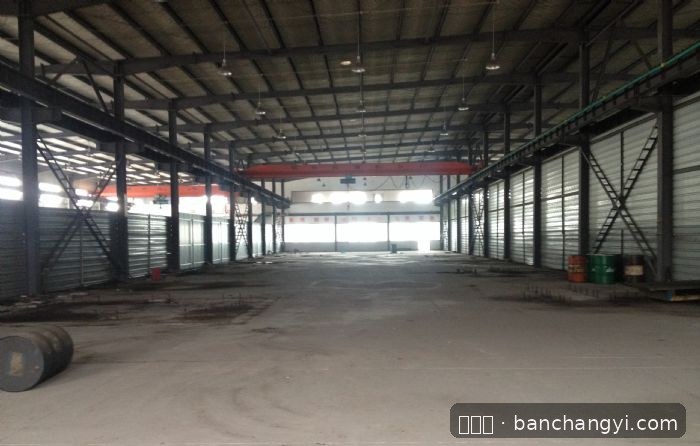 昆山开发区8110㎡单层钢结构厂房 带10吨行车 层高12米