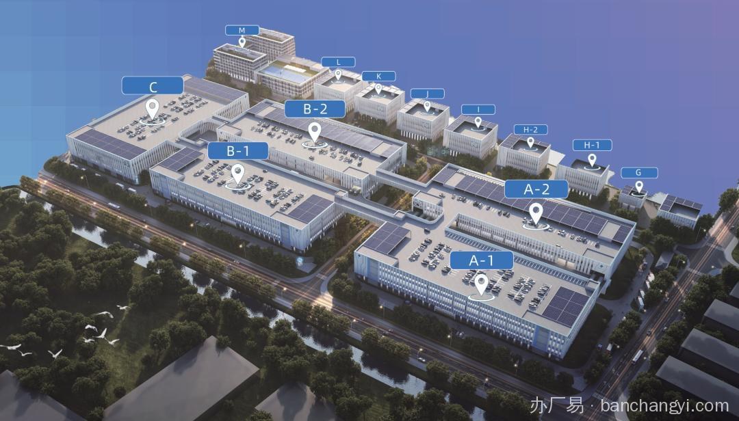 新索工坊H-L栋独栋厂房2300-7000㎡出租（昆山张浦）